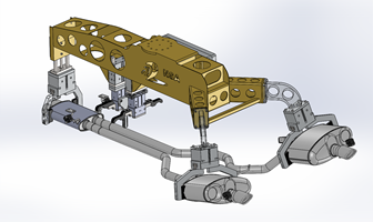 Robotic Arm Exhaust Extraction Fixture